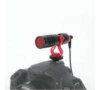 Arector Micrófono profesional universal para cámara y smartphones con soporte de choque, parabrisas, color negro