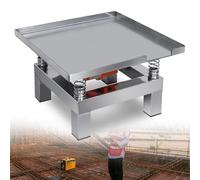 Aredwhiterui Mesa Vibratoria para Hormigón 50w, Banco De Pruebas De Vibración, Mini Mesa Vibratoria De Acero Inoxidable 35x35cm, Motor De Alambre De Cobre Puro 3600rpm, Banco De Pruebas De Vibración