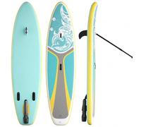 Aredwhiterui Tabla Paddle Sup Adultos con Puerto Dirección y Propulsor | Plataforma inflable 315 cm, EVA antideslizante, control con cable y muñeca, accesorios de pesca y touring