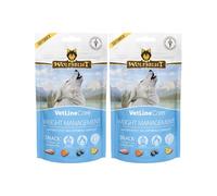 arelf Bundle Wolfblut VetLine Care Snack Management - 2 x 100 g | Snack suave bajo en grasa con pavo y L-carnitina para control de peso, sin cereales y sin aditivos