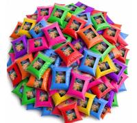 ARELUX Holi Color Run Powder - Paquete de 192 unidades de 75 g cada uno, total de 14.5 kg de polvo Rangoli natural surtido a granel, polvo de pintura de tiza lavable para guerra de colores, carrera