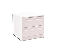 arelwood . com - Cajonera para Armario, Montada, Frente Postformado, Color Blanco, 70 cm Ancho x 55 cm Fondo - 2 Cajones 16 cm. Alto 40,8 cm. Entrega A PIE DE Calle