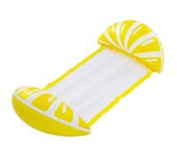 Aremar Rueda Hinchable Sofá Limón Rejilla 102 cm para Playa y Piscina, Flotador Inflable Tipo Rueda con Diseño de Limón, Asiento Acuático con Rejilla Refrescante, Incluye Parches de Reparación