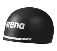 ARENA 3D Soft Gorro de natación, Unisex Adulto, Negro, L
