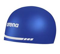 Arena 3D Soft USA - Gorro de natación Unisex de Silicona para Adultos, Hombres y Mujeres, Kit de natación para Practicar en la Piscina y para Carreras, Color Azul Real, Talla L