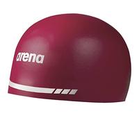 Arena 3D Soft USA - Gorro de natación Unisex de Silicona para Adultos para Hombres y Mujeres, Kit de natación para práctica de Piscina y Carreras, Rojo, Talla L