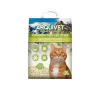 Arena Aglomerante para Gatos Arquivet Clumping Tofu 6L - Natural, Biodegradable, Sin Polvo, Control de Olores