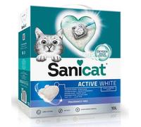 Arena Aglomerante Sanicat Active White para Gatos