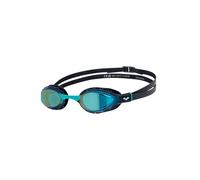 ARENA Air Sonic - Gafas de natación unisex para adultos, cómodas, para hombres y mujeres, nadadores competitivos, ajuste pequeño, lente de espejo ancho, aguamarina/negro