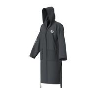 Arena Albornoz de microfibra unisex Zeal gris oscuro/blanco S