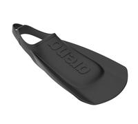 Arena Aletas Unisex para Adultos, cómodas, Ligeras, para Entrenamiento de natación, para Hombres y Mujeres, de Silicona, diseño de tacón Abierto, Color Negro, 6-7