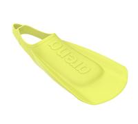 Arena Aletas Unisex para Adultos, cómodas, Ligeras, para Entrenamiento de natación, para Hombres y Mujeres, de Silicona, diseño de talón Abierto, Color Lima, 6-7