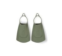 Arena Aletas Unisex para Adultos, cómodas, Ligeras, para Entrenamiento de natación, para Hombres y Mujeres, de Silicona, diseño de tacón Abierto, Color Verde Salvia, 7.5-9