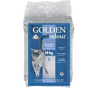 Arena autoaglomerante para gatos Golden Odour | 14 kg