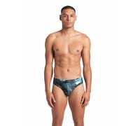 ARENA Badeslip Allover para hombre verde oscuro | 54