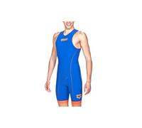 Arena Bañador 1P Trisuit St 2 Zip Traje De Baño, Hombre, Royal/Orange, S