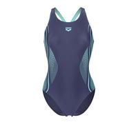 ARENA Bañador de natación 'Grid V Back' azul oscuro / azul oscuro S azul oscuro / azul oscuro