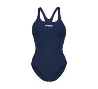 Arena Solid Swim Pro Team Bañador de Una Pieza para Mujer, Bañador de Secado Rápido, Bañador Deportivo con Tejido Arena MaxLife Eco, Resistencia al Cloro y Protección UPF 50+ UV