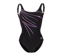 ARENA Bañador moldeador 'SHAPEWEAR LILI B-CUP' lila / negro L lila / negro