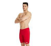 ARENA Bañador para Hombre Solid Team Core Poly Swim Jammer Racing Ajustados, Rojo/Blanco, 34