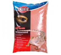 TRIXIE Arena desértica para Terrarios, 5 kg, Roja, Reptiles
