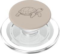 Arena/Beige/Tan - Bonita Tortuga para Amantes de Las Tortugas océano PopSockets PopGrip para MagSafe