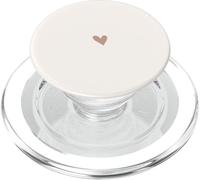 Arena/Beige/Tan Chic Corazón Minimalista Love PopSockets PopGrip para MagSafe