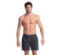 ARENA Bañador deportivo 'FUNDAMENTALS LOGO' gris oscuro / jade, Talla XXL