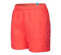 Arena Fundamentals Logo JR Boxer R Short de Playa, Calypso Coral-Dark Purple, 12-13 Years Boy's