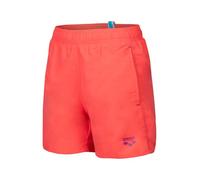 Arena Boys' Beach Boxer Solid R Short de Playa, Calypso Coral-Dark Purple, 14-15 Años Boy's