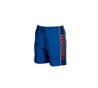 Arena Boys' Beach Boxer Graphic Pantalones Cortos de Playa, niños y niñas, Atlantic-Navy-White, 10-11 Años