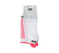 ARENA - Calcetines de deporte unisex para correr, Unisex adulto, Calcetines deportivos, 001120, blanco/rojo fluorescente, medium