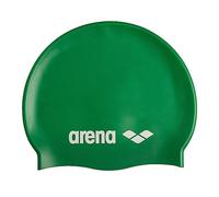 Arena Classic - Gorro de natación Unisex de Silicona Suave para Mujeres y Hombres, Entrenamiento intensivo y Carreras, cómodo, Antideslizante, Pelo Largo, Color Verde