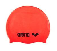 Arena Classic Silicone gorro de natación Negro, Naranja Silicona - Gorros de natación (Unisex, Negro, Naranja, Silicona, One size, Específico, Imagen)