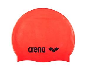 Arena Classic Silicone gorro de natación Negro, Naranja Silicona - Gorros de natación (Unisex, Negro, Naranja, Silicona, One size, Específico, Imagen)