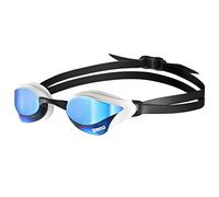 arena Cobra Core Swipe Mirror Gafas de Natación de Competición Unisex para Adultos, Gafas de Natación con Lentes de Espejo Curvadas, Antivaho, Protección UV, 5 Puentes Nasales Intercambiables