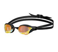 arena Cobra Core Swipe Mirror Gafas de Natación de Competición Unisex para Adultos, Gafas de Natación con Lentes de Espejo Curvadas, Antivaho, Protección UV, 5 Puentes Nasales Intercambiables