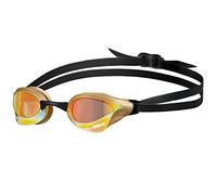 ARENA Cobra Core Swipe Mirror Gafas de Natación de Competición Unisex para Adultos, Gafas de Natación con Lentes de Espejo Curvadas, Antivaho, Protección UV, 5 Puentes Nasales Intercambiables