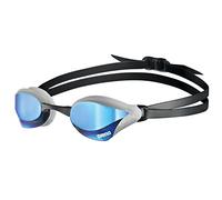 arena Cobra Core Swipe Mirror Gafas de Natación de Competición Unisex para Adultos, Gafas de Natación con Lentes de Espejo Curvadas, Antivaho, Protección UV, 5 Puentes Nasales Intercambiables