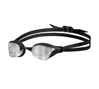 arena Cobra Core Swipe Mirror Gafas de Natación de Competición Unisex para Adultos, Gafas de Natación con Lentes de Espejo Curvadas, Antivaho, Protección UV, 5 Puentes Nasales Intercambiables