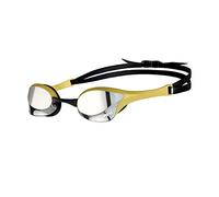 ARENA Cobra Ultra Swipe Mirror Gafas de Natación de Competición Unisex para Adultos, Gafas de Natación con Lentes de Espejo Curvadas, Antivaho, Protección UV, 5 Puentes Nasales Intercambiables