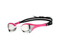 arena Cobra Ultra Swipe Mirror Gafas de Natación de Competición Unisex para Adultos, Gafas de Natación con Lentes de Espejo Curvadas, Antivaho, Protección UV, 5 Puentes Nasales Intercambiables