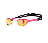 arena Cobra Ultra Swipe Mirror Gafas de Natación de Competición Unisex para Adultos, Gafas de Natación con Lentes de Espejo Curvadas, Antivaho, Protección UV, 5 Puentes Nasales Intercambiables