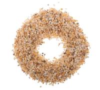 Arena de Chimenea de Interior 500g, Cuarzo Natural, Base Protectora | Gránulos Uniformes Color Caqui, Textura Suave, para Gas Fireplace Media y Macetas, Bolsa Incluida