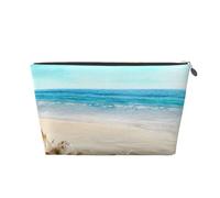 Arena de Conchas marinas, Bolsa de artículos de tocador Bolsa de Maquillaje Bolsa de cosméticos Bolsa de artículos de tocador de Viaje portátil