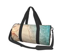 Arena De Mar con Estrella De Mar, Bolsa de Viaje de Gran Capacidad, Bolso Redondo, Bolsa de Viaje Deportiva, Bolsa de Mano, Bolsa de Fitness