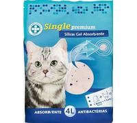Arena de Silice de Gato Antibacteriano Single Premium