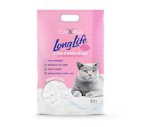 Arena de Silice para Gatos Perfumada Talco Delicado - 5,5 l