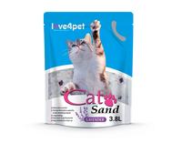 Arena de silicona para gatos Lavanda 3,8l