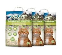 Arena de Tofu para Gatos 6 L - Pack 3 Unidades - Aglomerante y Absorbente